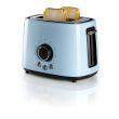 Toaster grille-pain acier bleu - 2 fentes - 1000W - DOMO DO953T