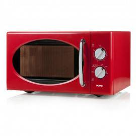 Micro-ondes rouge rétro  25 L 900 W - DOMO DO2925