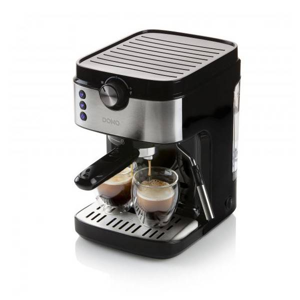 Machine à expresso 19 bar 2 tasses 1450W noire - DOMO DO711K