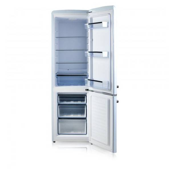 Réfrigérateur congélateur vintage noir 244 L E – DOMO DO982RKZ