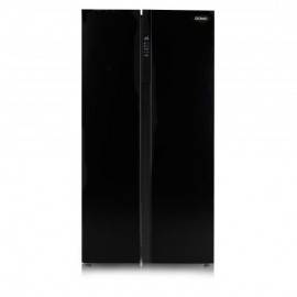 Réfrigérateur américain noir 510L DOMO DO934SBS