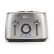 Toaster grille-pain inox brossé - 4 fentes - 1600W - DOMO DO971T