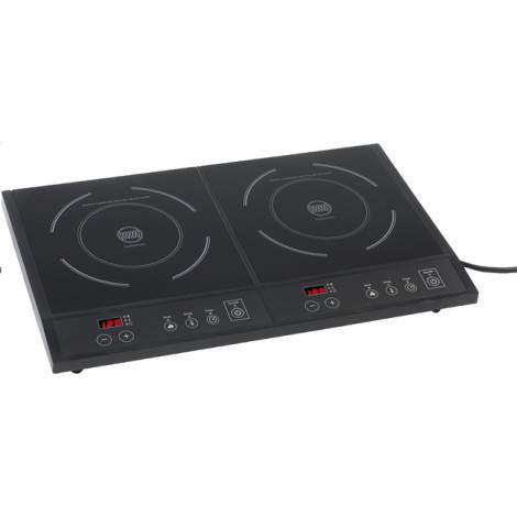 Plaque de cuisson induction noir - 2 plaques - 2000W - DOMO DO315IP