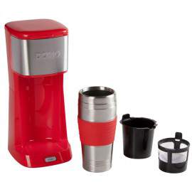 Cafetière mug isotherme My Coffee 400 ml rouge - DOMO DO438K