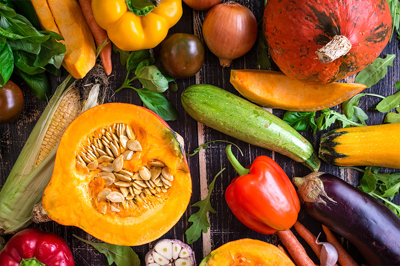 Légumes et fruits d'automne