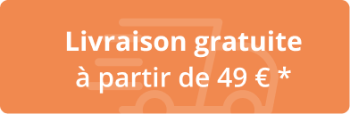 Livraison offerte à partir de 49€